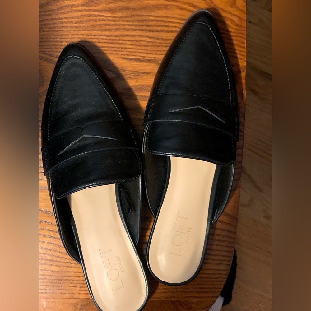 Loft Pointed-Toe Mules